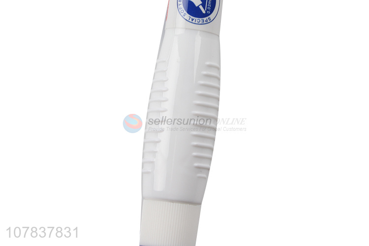 Hot sale stationery white colored correction fluid pen wholesale