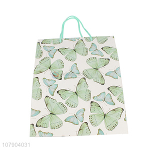 Yiwu wholesale butterfly paper printing gift packaging bag
