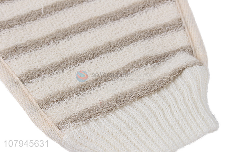 Yiwu market bathroom linen scrubbing mitt bath gloves for adults