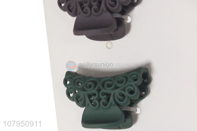 Creative design multicolor lady hair claws clips for hair accessories