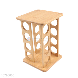 High quality wooden shelf kitchen spice <em>bottle</em> <em>storage</em> rack