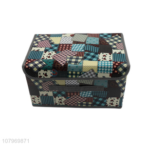 Creative design household clothing non-woven fabric storage box for sale