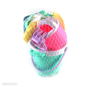 Factory Price <em>Plastic</em> Beach <em>Bucket</em> Beach Sand Toy Set
