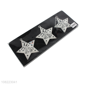Fashion Hollow Out Five-Pointed Star For Christmas Tree Decoration