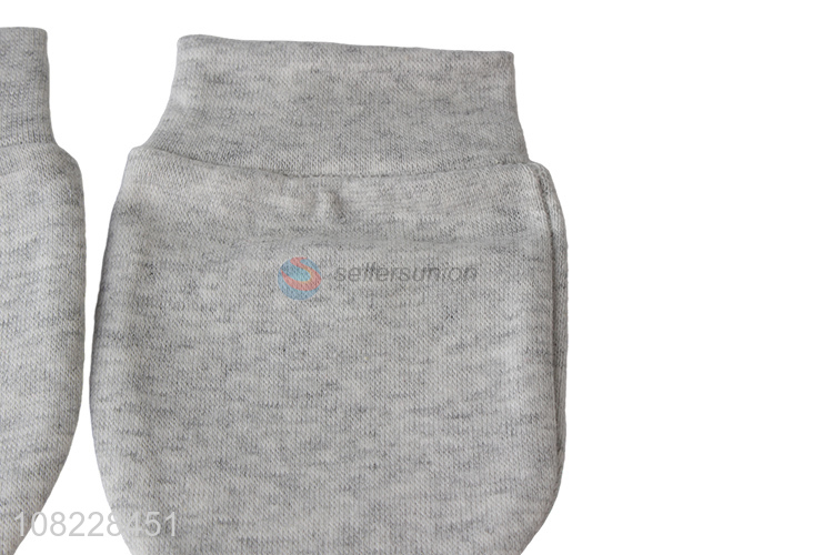 New arrival baby no scratch mitts cotton gloves for 0-6 months