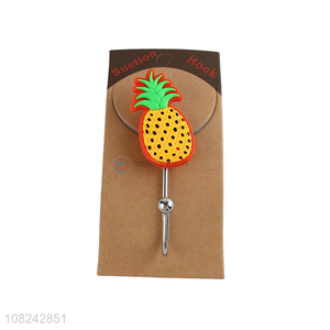 Factory supply <em>plastic</em> wall <em>hook</em> cute suction cup <em>hook</em> for hanging