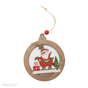 Online wholesale wooden ornaments Christmas party decoration