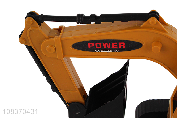 Wholesale plastic toy excavator construction truck simulation vehicle toy