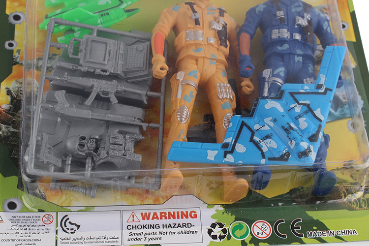 Yiwu factory cool design kids military toys set