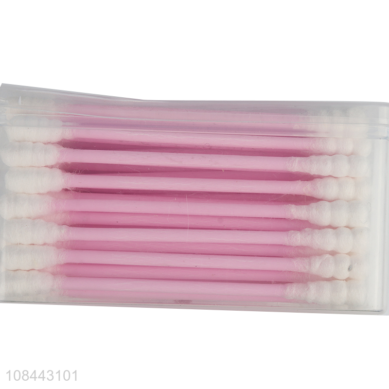 Good quality 200pcs plastic stick cotton buds disposable cotton swabs