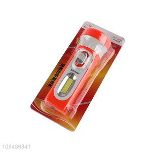Factory wholesale plastic LED charging <em>flashlight</em>