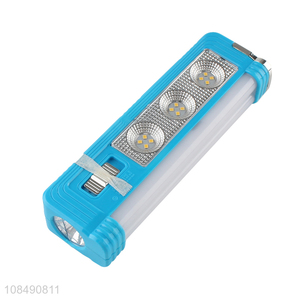Wholesale multifunctional outdoor led camping light usb charging <em>flashlight</em>