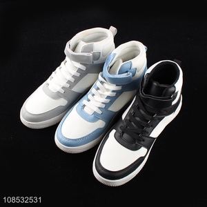 Wholesale <em>men</em> sneakers fashionable high-top sports <em>shoes</em> walking <em>shoes</em>