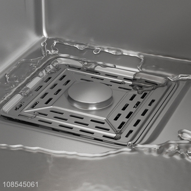 China factory double bowl stainless steel kitchen sink with drainboard