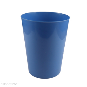 Factory wholesale PET plastic trash can waste paper basket