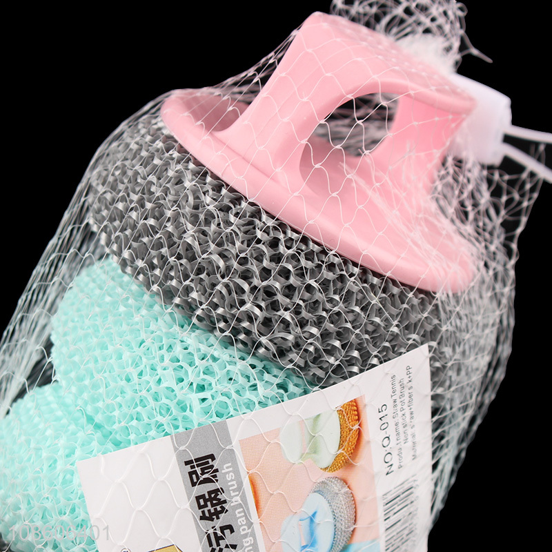 Wholesale 4pcs multipurpose scrubber scourer cleaning ball set