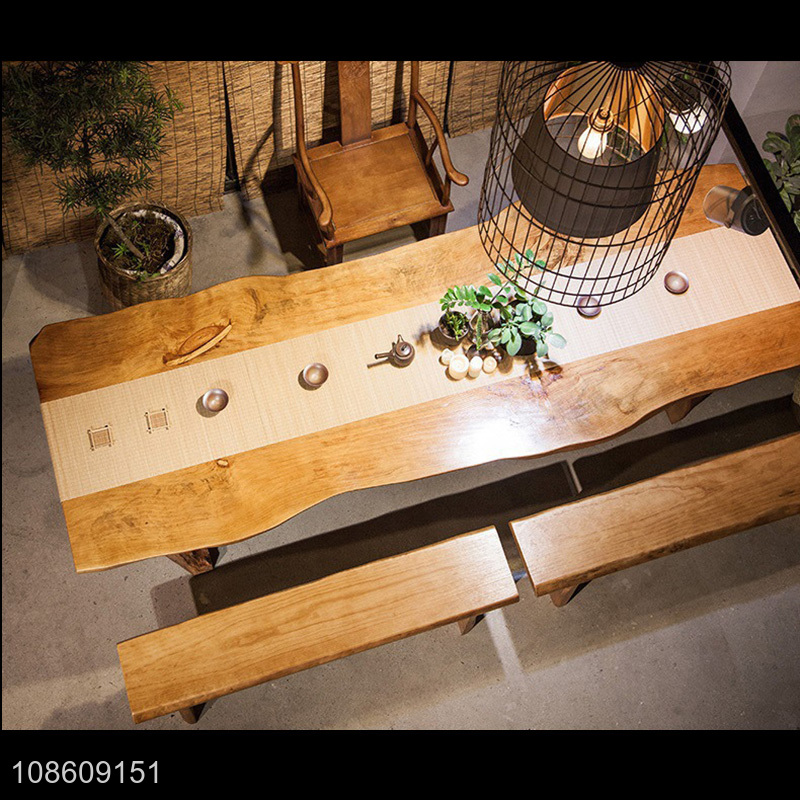 Factory supply new Chinese solid wood tea table antechamber furniture