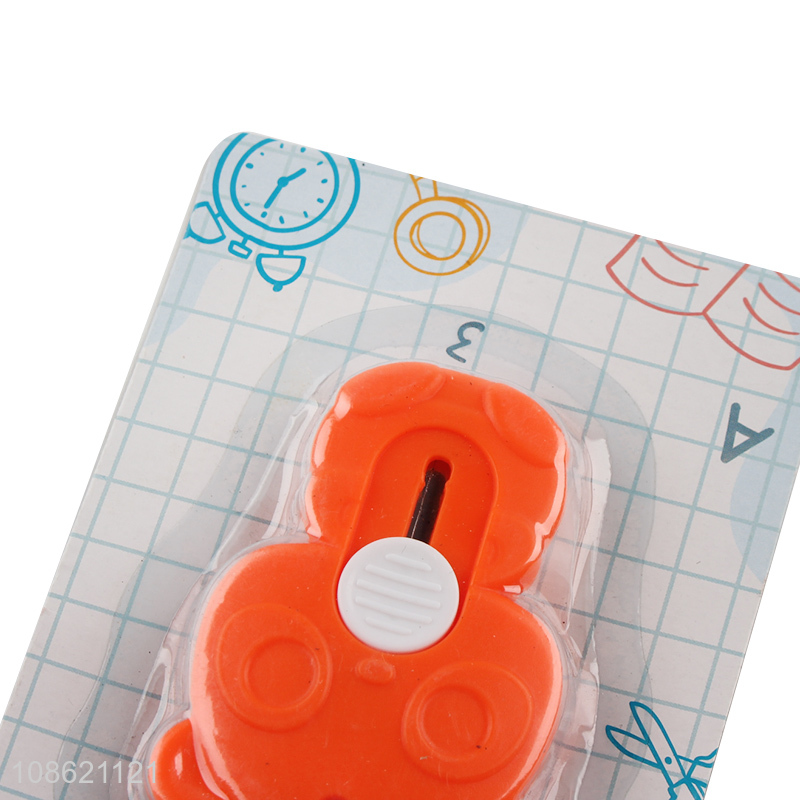 Best selling cartoon students safety art knife wholesale