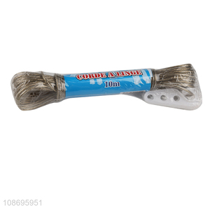 Good selling 10m outdoor hanging laundry line <em>clothesline</em> washing line wholesale