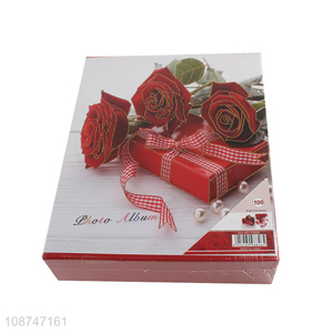 Factory supply flower cover 4*6inch wedding couple <em>photo</em> <em>album</em> <em>photo</em> book