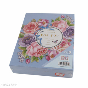 Best price flower cover 200pcs family couple <em>photo</em> <em>album</em> memory book