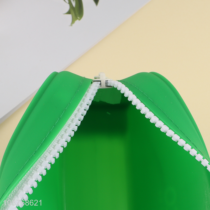 Online wholesale waterproof silicone pencil case pencil pouch