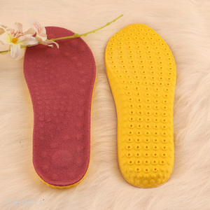 Best selling breathable soft pu massage shoes <em>insoles</em> wholesale