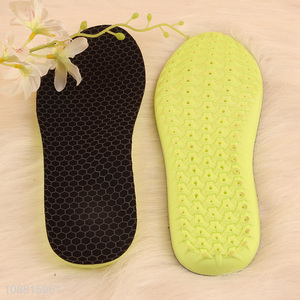 Best price pu massage comfortable shoes <em>insoles</em> for sale