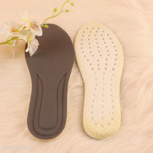 Good selling comfortable breathable pu massage shoes <em>insoles</em>