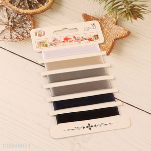 Factory direct sale multicolor polyester <em>ribbon</em> for gifts packaging