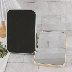 Factory price rectangular desktop makeup <em>mirror</em> standing <em>cosmetic</em> <em>mirror</em>