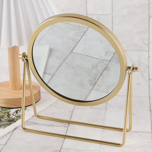 Wholesale desktop <em>makeup</em> <em>mirror</em> single sided rotatable metal vanity <em>mirror</em>