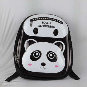 China supplier panda cartoon children students <em>school</em> bag <em>backpack</em>
