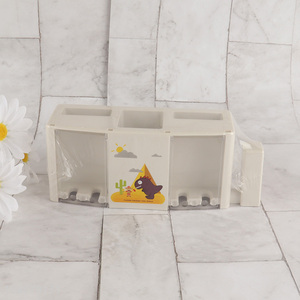 Top selling home bathroom accessories wall-mounted toothpaste <em>toothbrush</em> <em>holder</em>