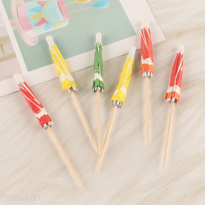 Good Quality 10PCS <em>Umbrella</em> Cupcake Toppers Cupcake Toothpicks