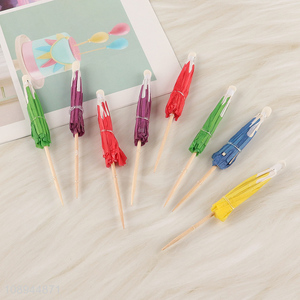 Online Wholesale 10PCS <em>Umbrella</em> Appetizer Picks Cupcake Toppers