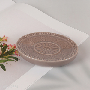 Factory supply ceramic bathroom accessories <em>soap</em> dish <em>soap</em> <em>holder</em>