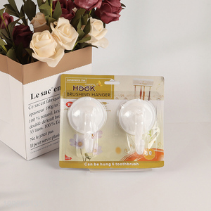 Top quality 2pcs heavy duty wall-mounted <em>hook</em> <em>plastic</em> <em>hook</em> for sale