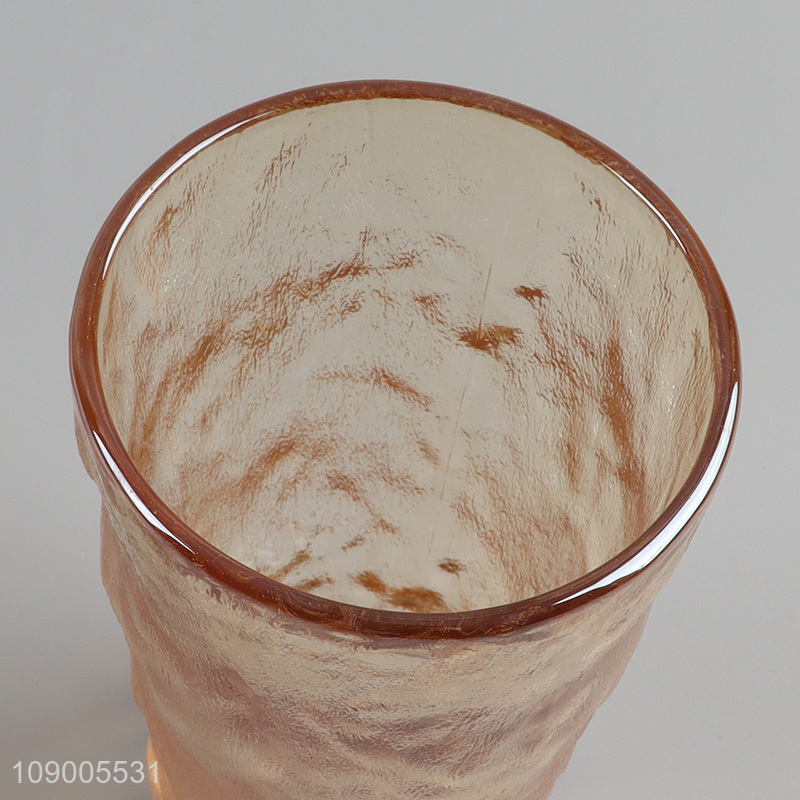 Popular products multicolor 300ml glass cup water cup drinking cup
