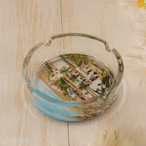 Hot Selling Round Glass <em>Ashtray</em> Cigarettes Holder for Indoor Outdoor