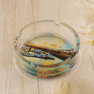Good Quality Round Glass <em>Ashtray</em> for Restaurant Hotel Bar Decoration
