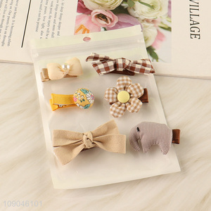 Hot items cute mini fashionable <em>hairpin</em> hair accessories set for girls