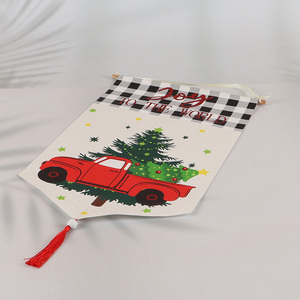 Yiwu market Christmas decoration hanging yard yard <em>flag</em> for sale
