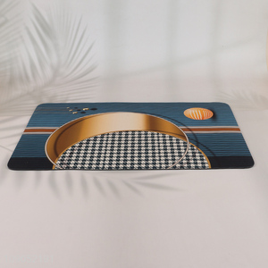 China supplier rectangle home hotel quick dry <em>floor</em> <em>mat</em> door <em>mat</em> for sale