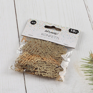 New arrival golden <em>party</em> decoration <em>party</em> confetti set for sale