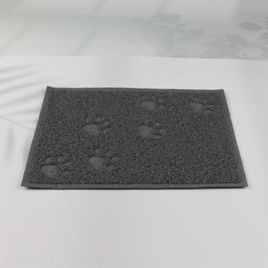 Hot selling rectangle protect <em>floor</em> cat litter <em>mat</em> pet mats