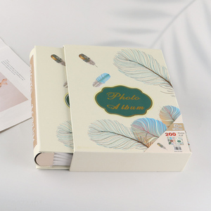 Top quality 200pcs hardcover family wedding <em>photo</em> <em>album</em> wholesale
