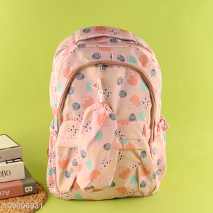 Factory Price Teen Girls Schoolbag Student <em>School</em> <em>Backpack</em> with Pencil Pouch