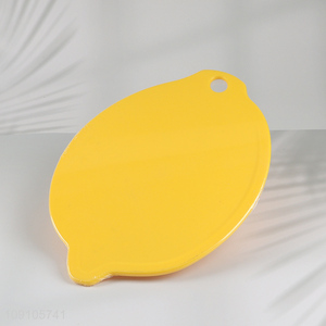 China factory lemon shape cutting <em>board</em> <em>chopping</em> block for home restaurant