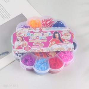 Latest products colourful rubber bands <em>diy</em> bracelet making <em>toys</em> for kids girls